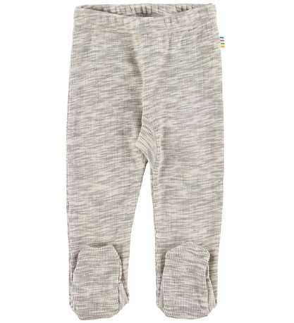 Joha Leggings m. Füße - Graumeliert