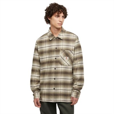 Chemise à manches longues homme Forest Check DICKIES