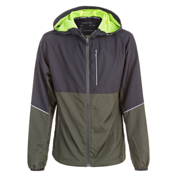 Endurance Junior Jakker Lassie Running Jacket W/Hood Sort