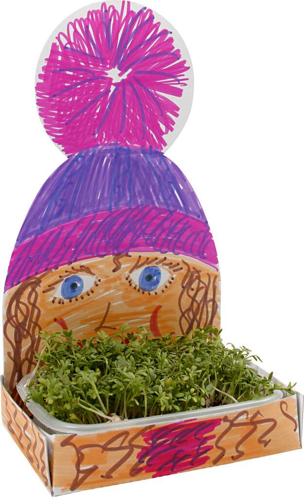 Karsebakke-Figur - Krop - H 20 CM - Hvid - 6 Sæt