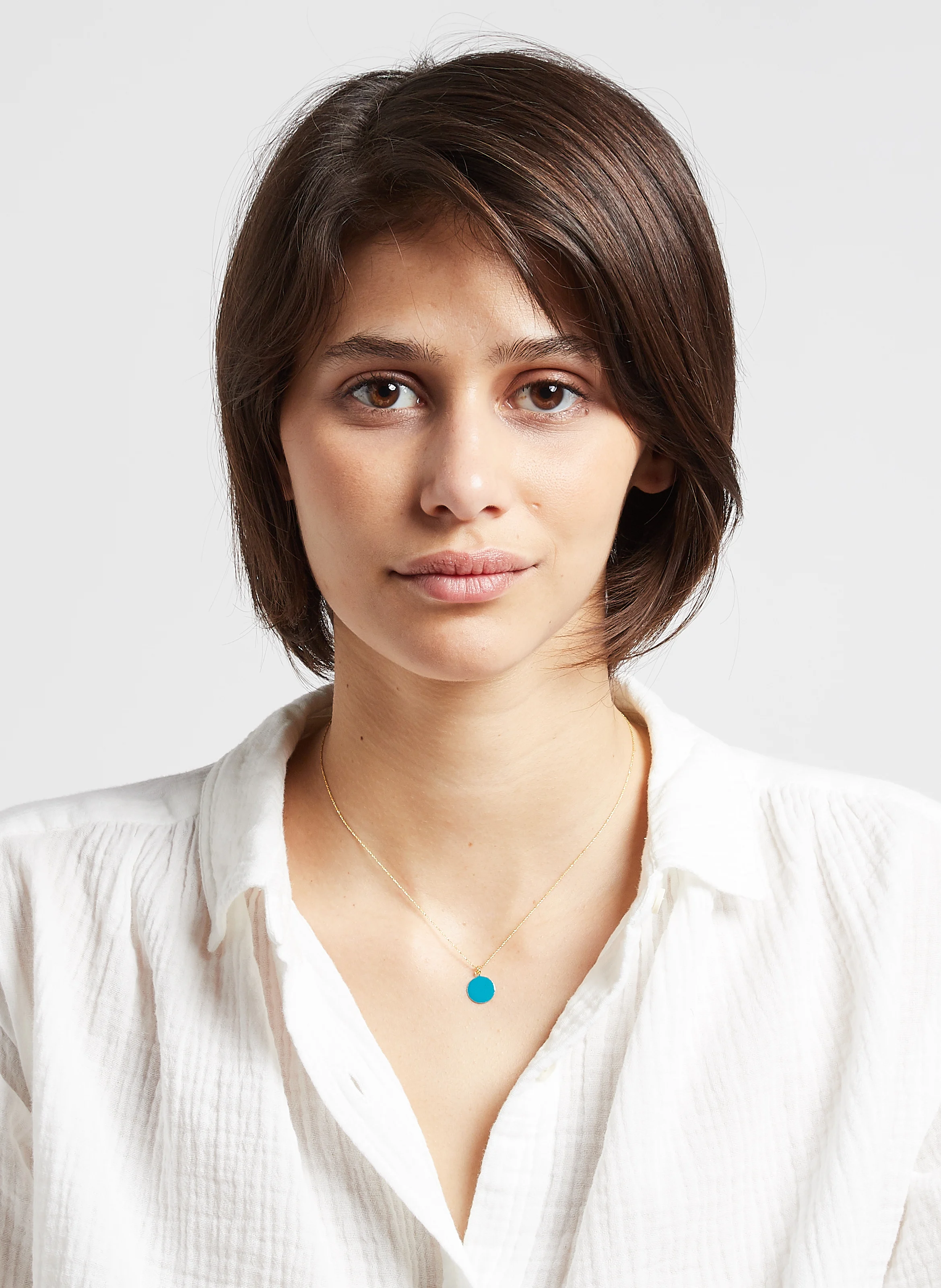 INDIEN - Collier en plaqué or | Bleu