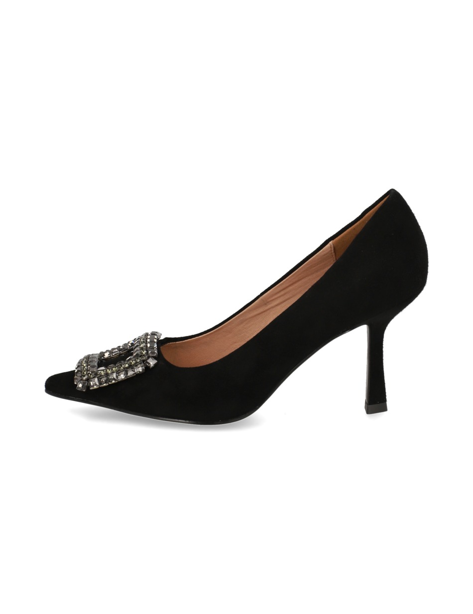 Veloursleder Pumps