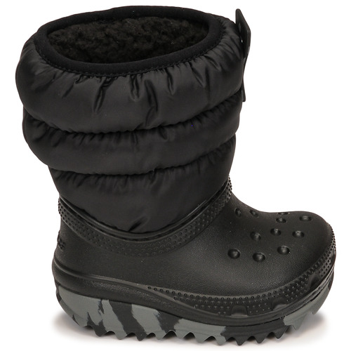 Crocs - CLASSIC NEO PUFF BOOT T - Noir