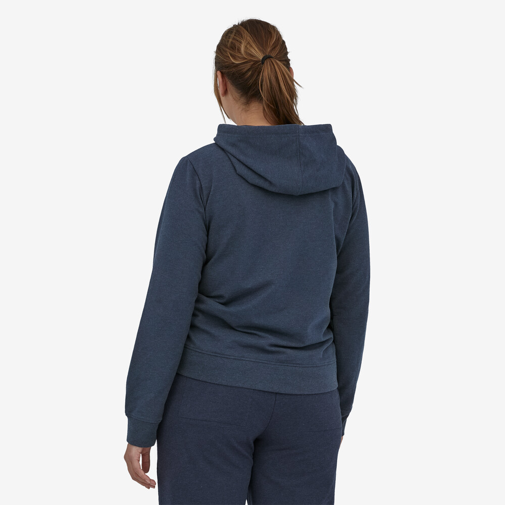 Ahnya Fleece-Kapuzenpullover für Damen mit durchgehendem Reißverschluss