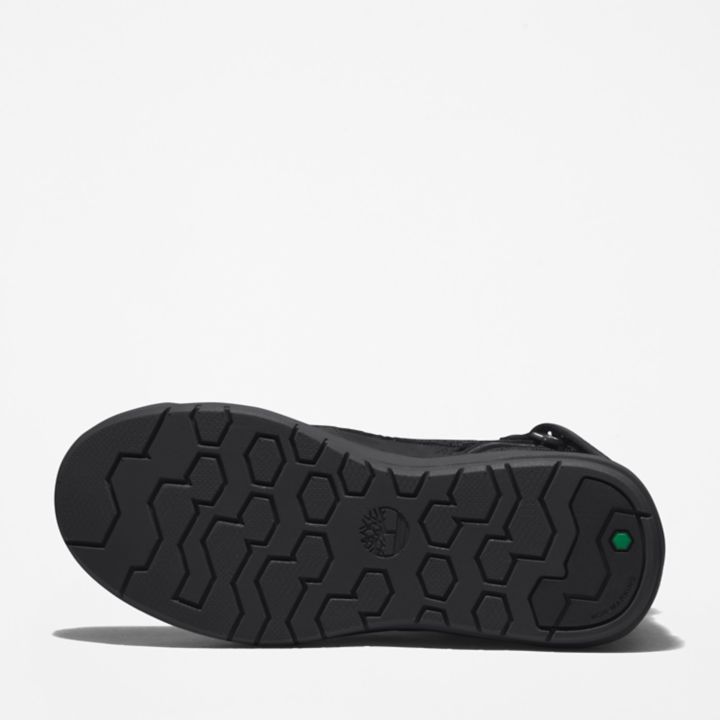 Bota infantil Seneca Bay de 6 polegadas com zíper lateral, na cor preta.