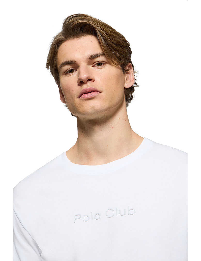 T-Shirt Saul Minimal Combo Rubber In White