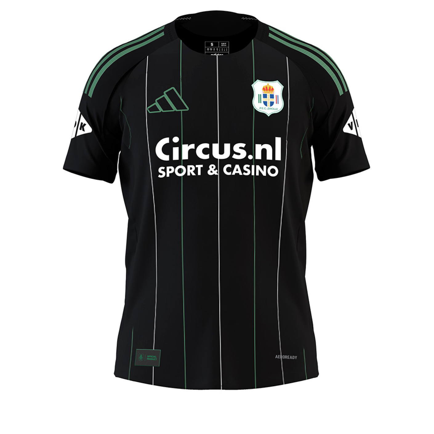 Adidas PEC Zwolle Uitshirt 2024-2025