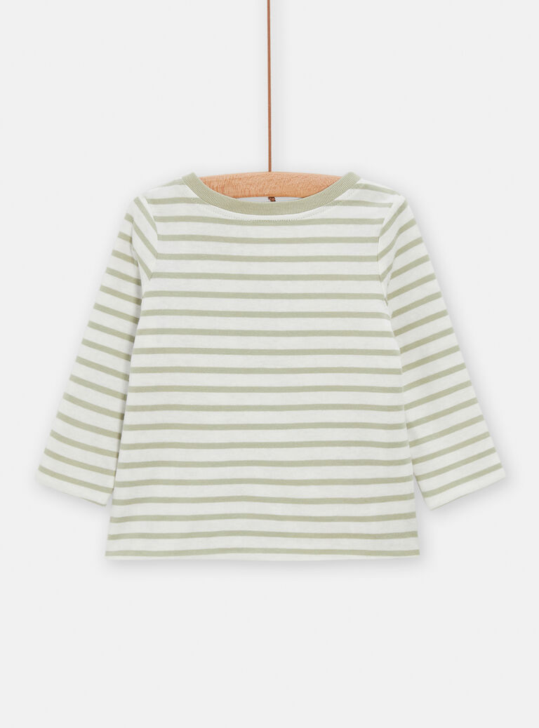 T-shirt réversible à manches longues pour bébé garçon