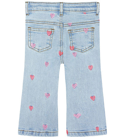 The New Siblings Jeans - TnsLieflaRød - Light blue denim