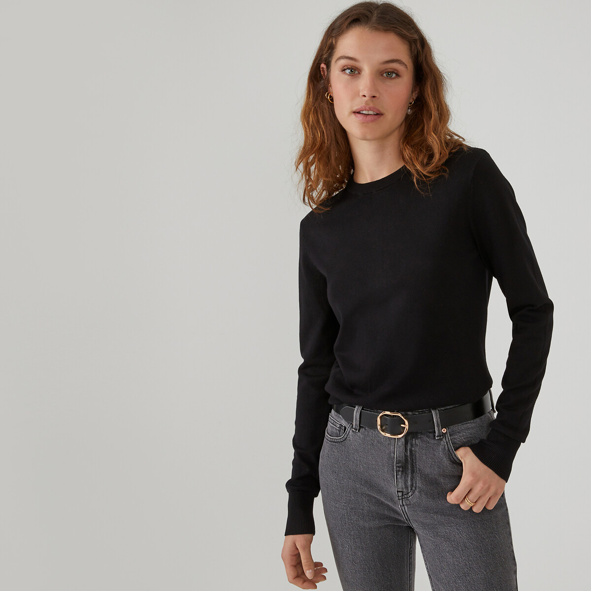 COLEÇÕES REDOUTE<br>Camisa básica, mangas compridas