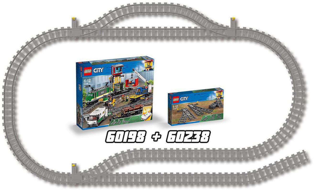 LEGO® Konstruktionsspielsteine »Switch Tracks (60238),  LEGO® City« Made in Europe