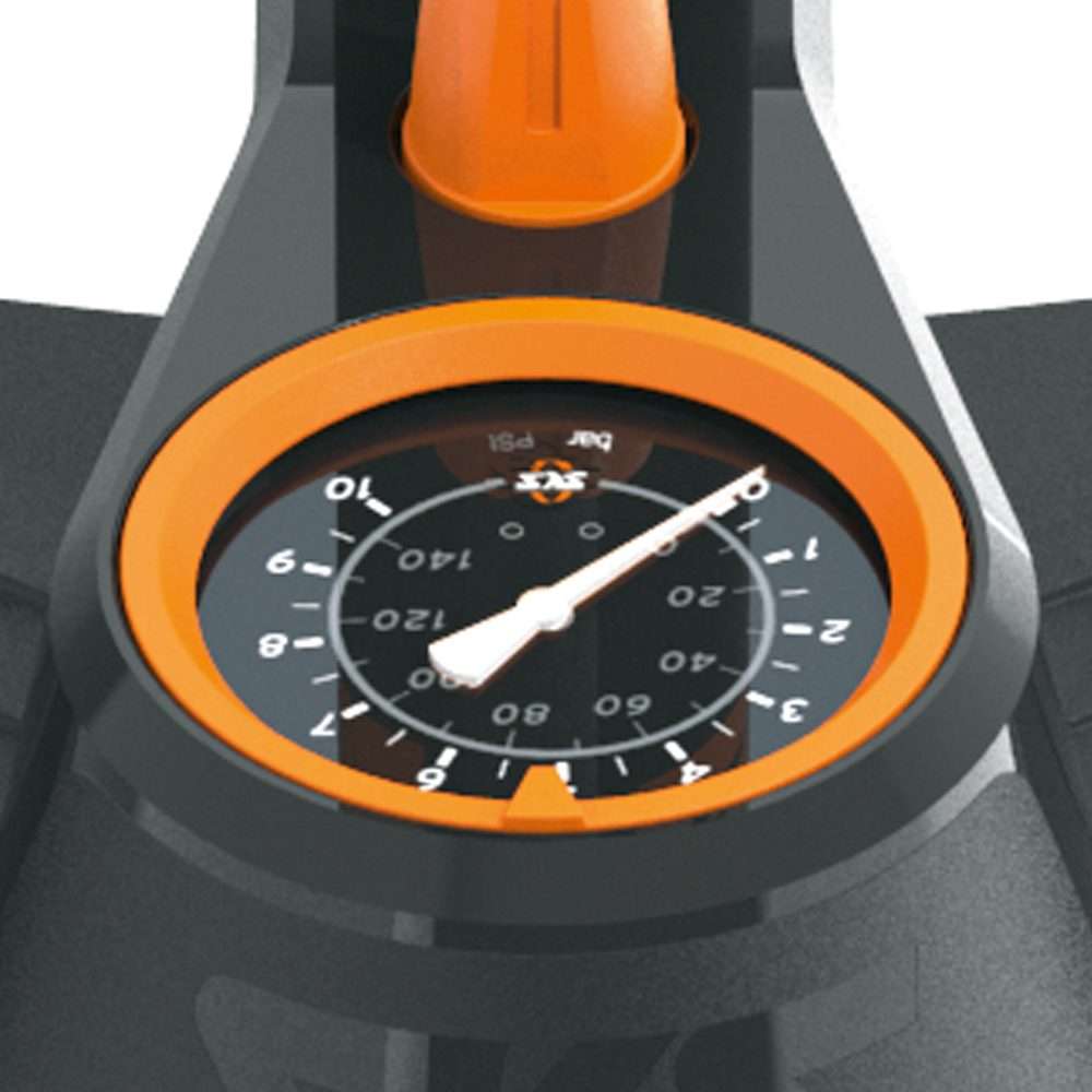 SKS Airkompressor Compact 10.0 Fietspomp Zwart/Oranje