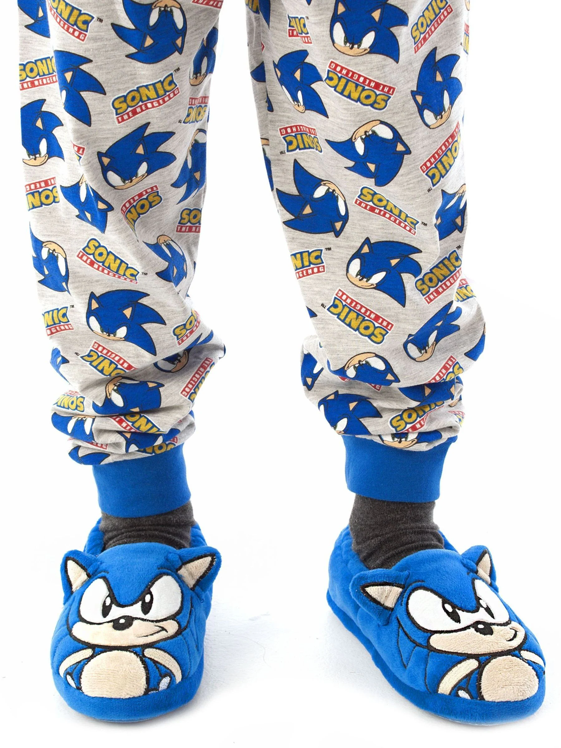 Blauw Sonic - Vanilla Underground winterpantoffels