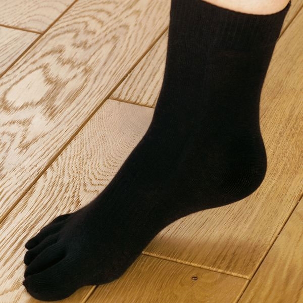 Chaussettes avec doigts Blanc ou Noir