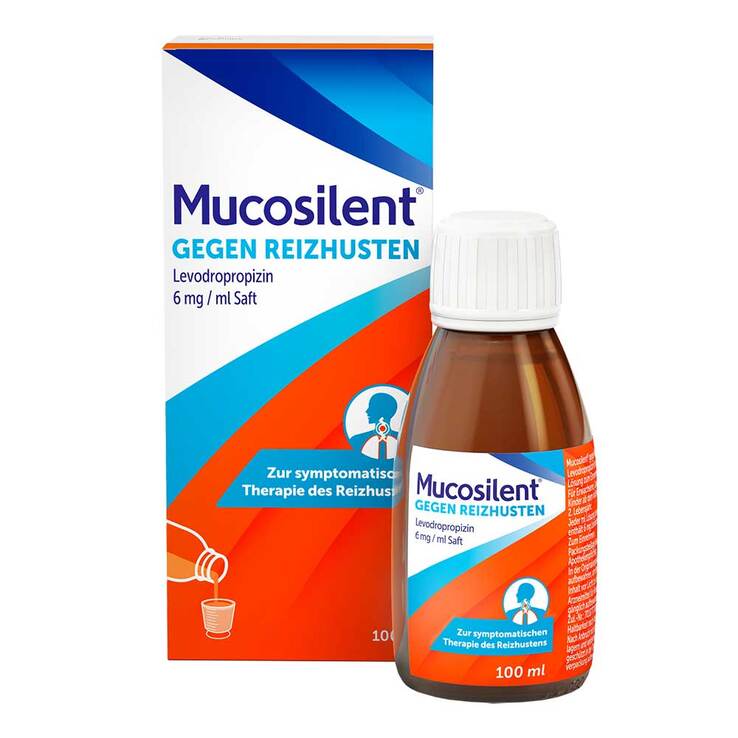 Mucosilent gegen Reizhusten Levodropropizin 6mg/ml Saft, 100 ml