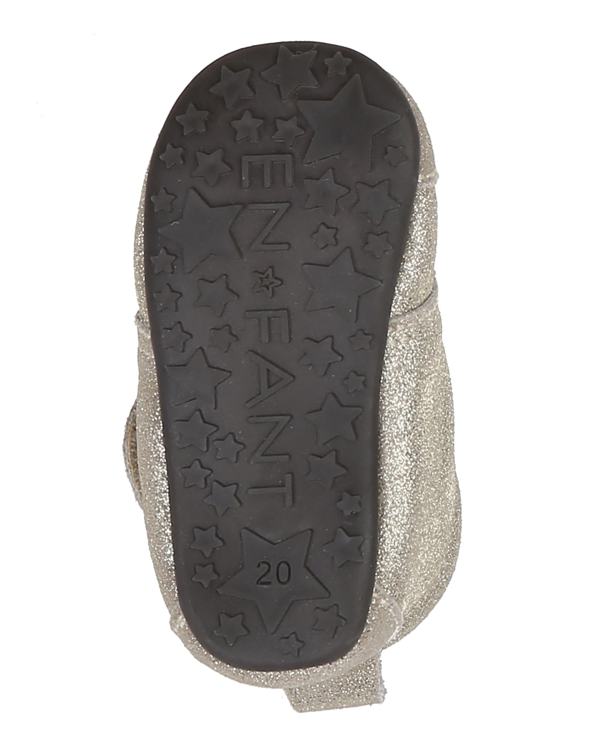 Krabbelschuhe SUEDE VELCRO in champagne beige