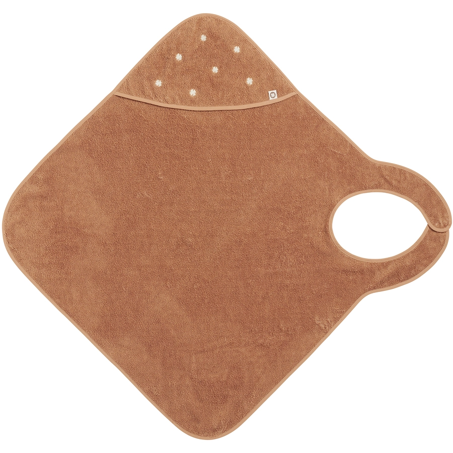 Noppies Badecape Wearable hooded towel 110cm Indian Tan