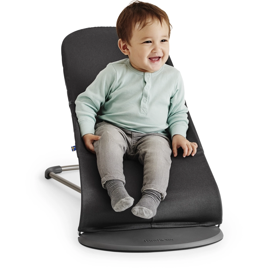 BABYBJÖRN Babywippe Bliss Cotton Mitternachtsblau