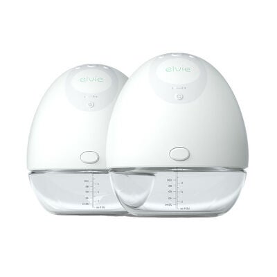 Elvie Pump Elektrisk Brystpumpe Dobbel inkl 3-i-1 Veske
