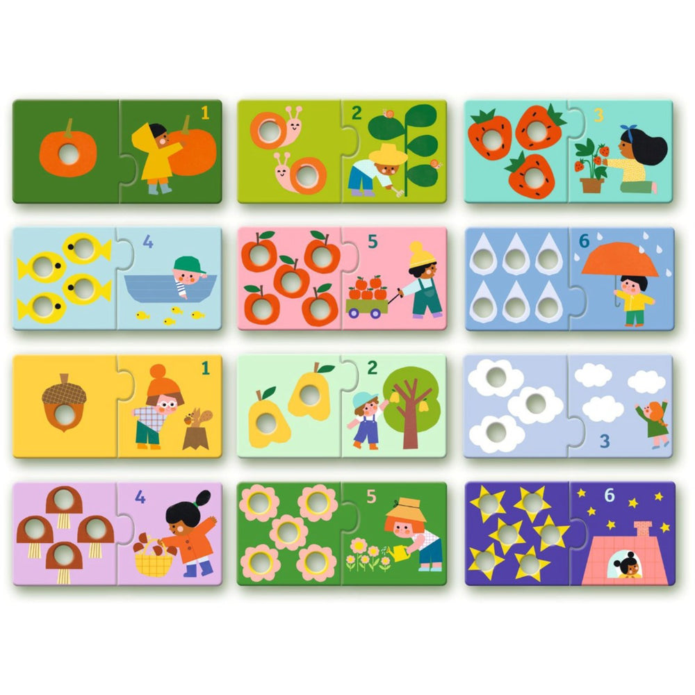 Køb Djeco Puzzle Duo, Tal