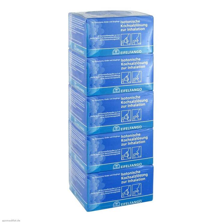 Isotonische Kochsalzlösung zur Inhalation, 100X5 ml