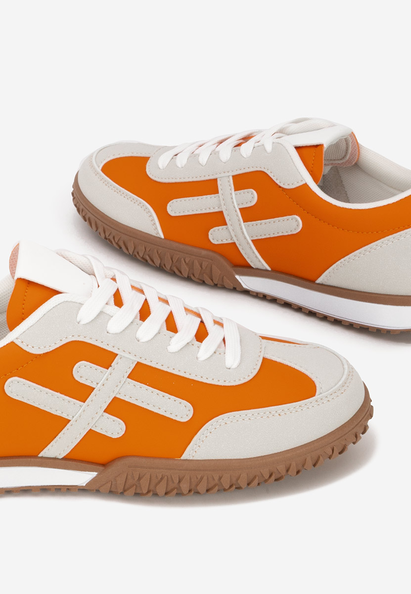 Baskets pour femme orange Loriva