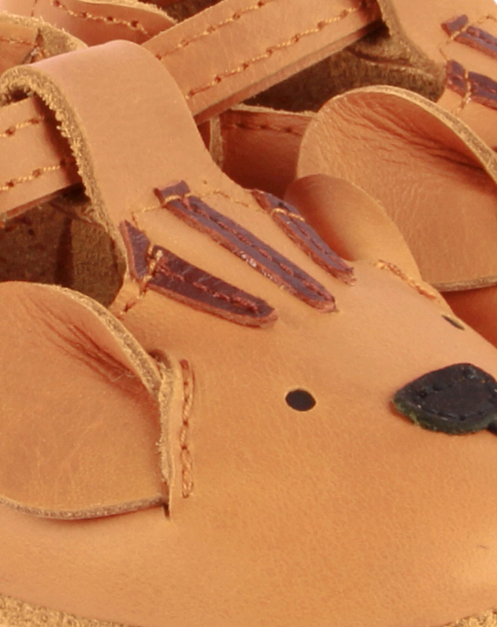 Krabbelschuhe SPARK CLASSIC - TIGER in camel