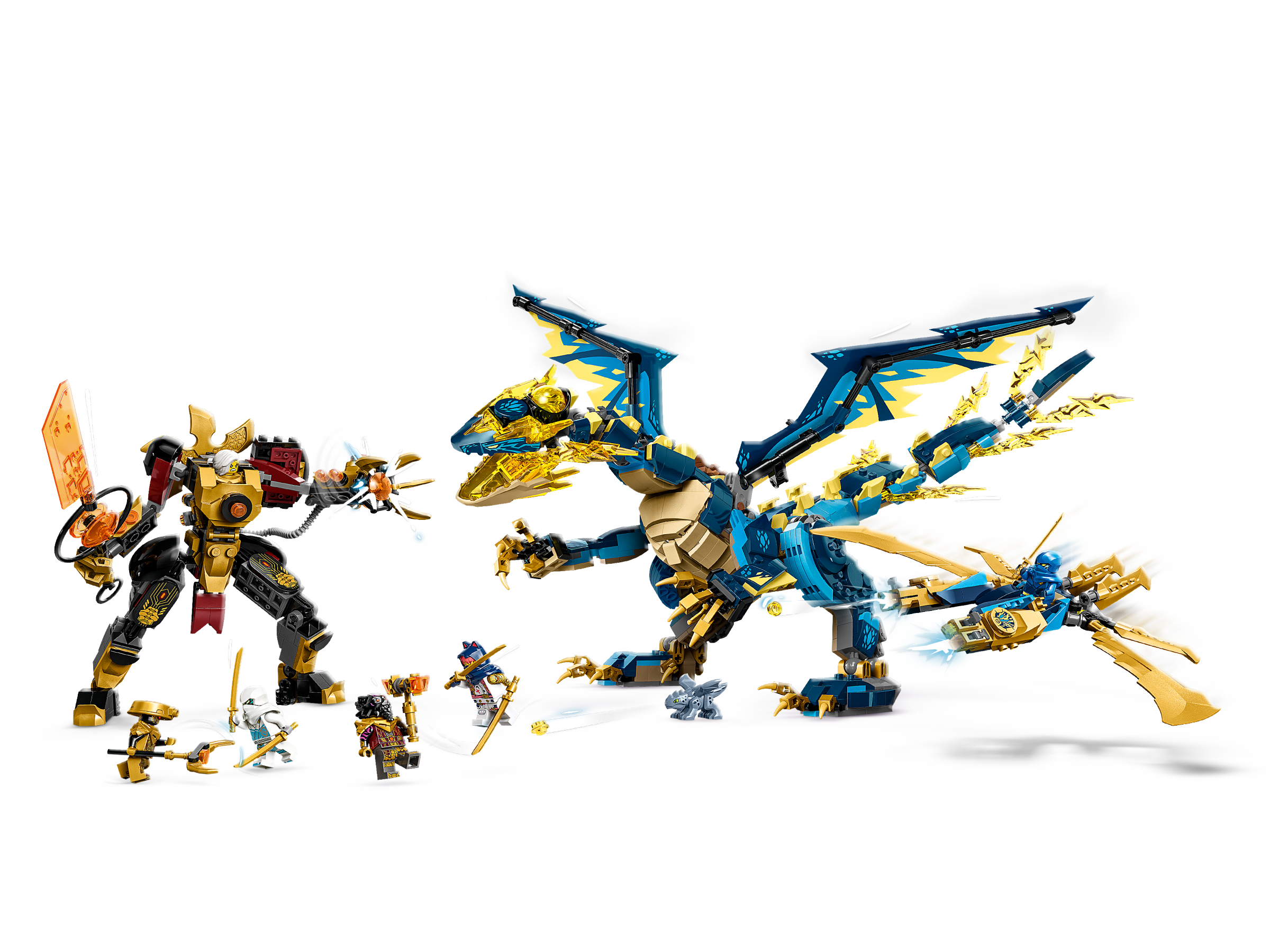 O Dragão Elemental contra o Robô da Imperatriz 71796