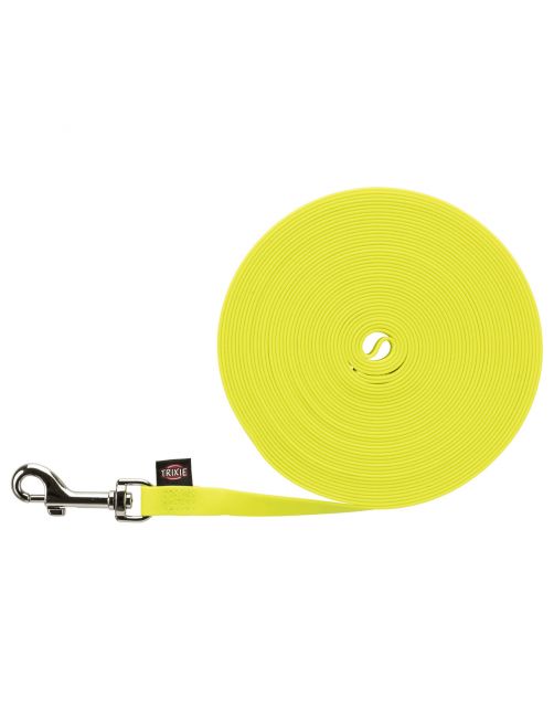 Trixie Easy Life Sleeplijn 13mm Neon&Geel - Hondenriem