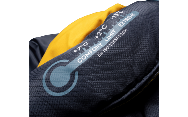 Tambu Sayan Deckenschlafsack Recyceltes Polyester mit Kapuze 3-Jahreszeiten 230 cm