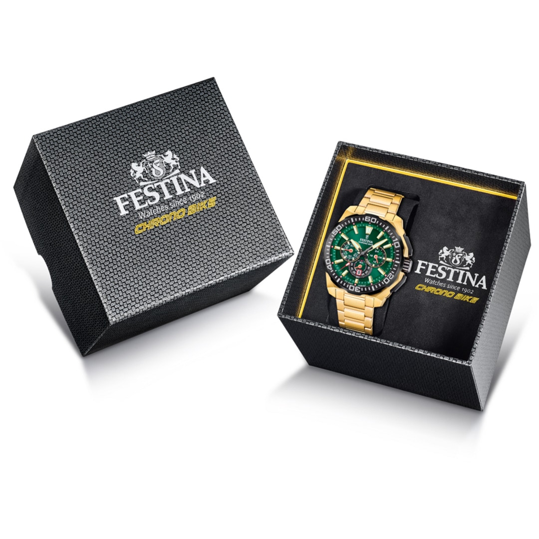 Festina Chrono Bike 2025 Goldig / Grün