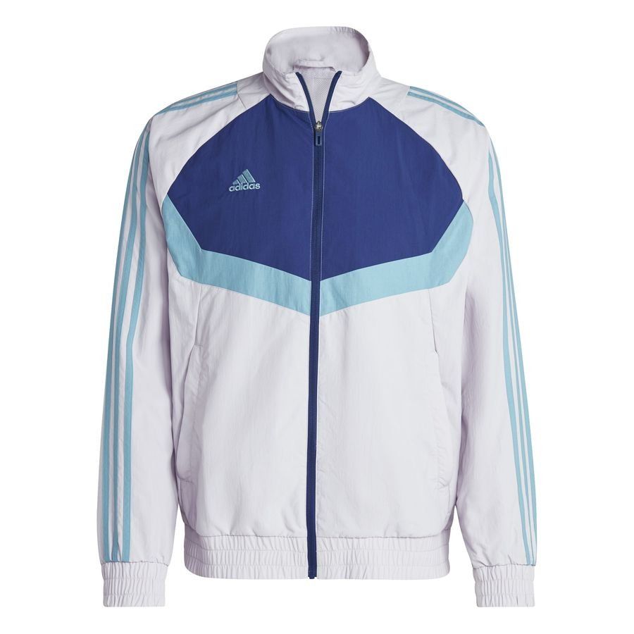 adidas Veste Tiro Woven - Argenté/Bleu