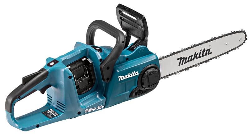 Makita DUC353PT2 36V (2x18V) Li-ion accu kettingzaag set (2x5.0Ah) - 35cm