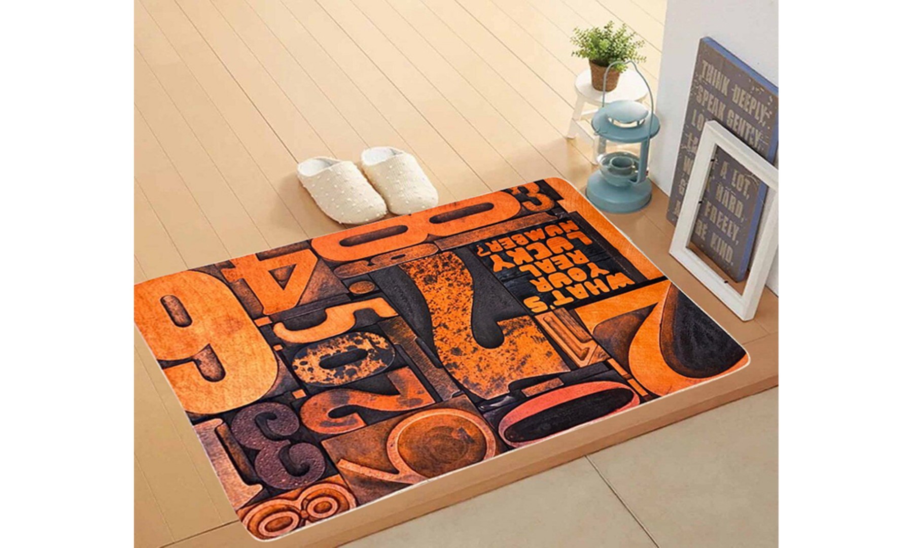 Mani Textile TPS_NUMBER_00 - Tapis Enfant NUMBER