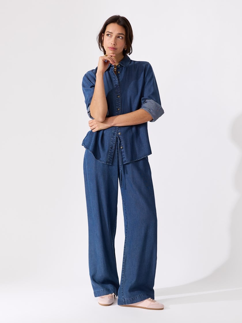 Aida bukse Dark Denim