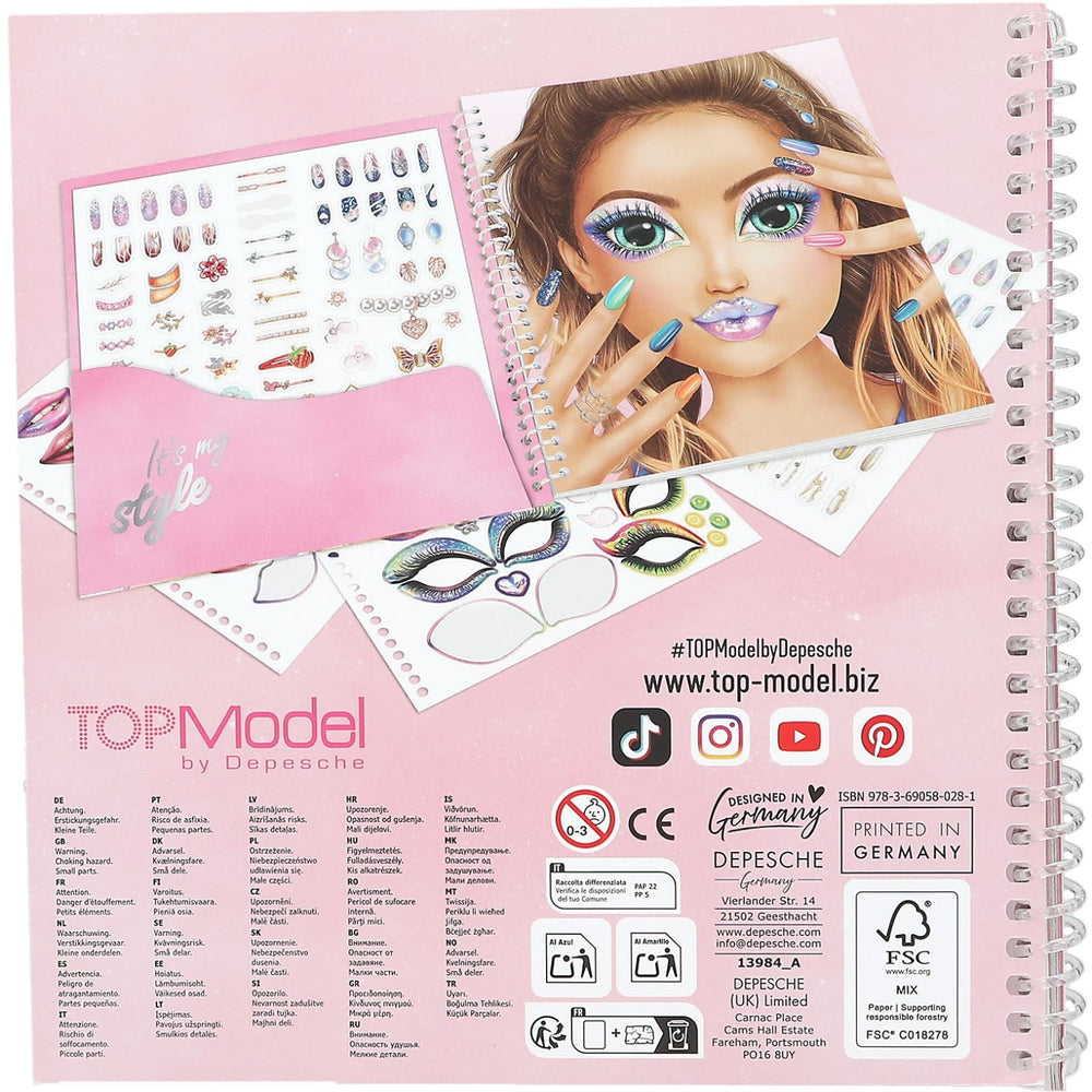 Køb TOPModel Dress Me Up Face Sticker Bog