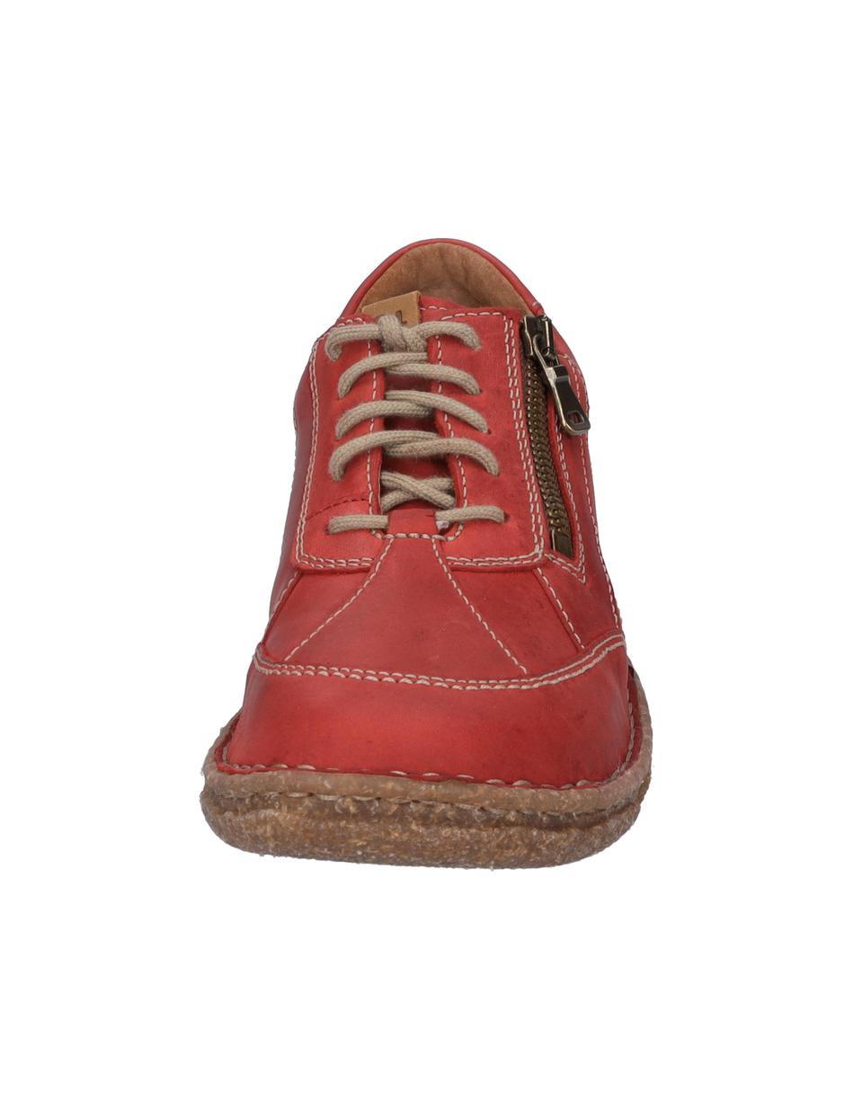 Halbschuh Neele 54, rot-kombi