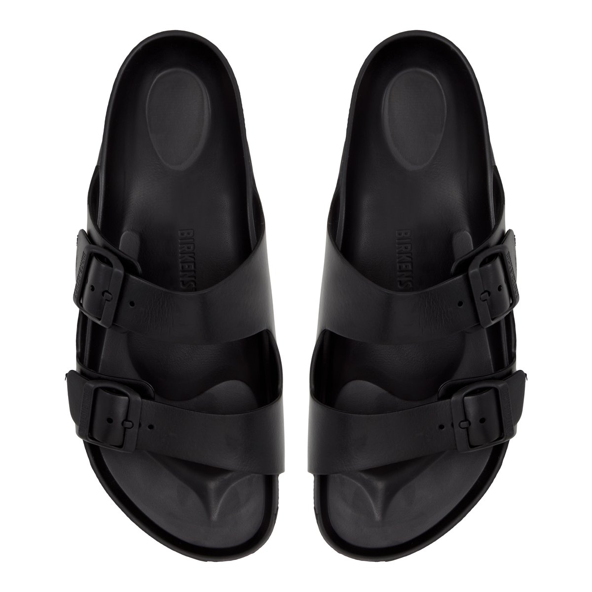 BIRKENSTOCK-Arizonaeva-m-Sandales à glissière - Talon plat - Autre Noir