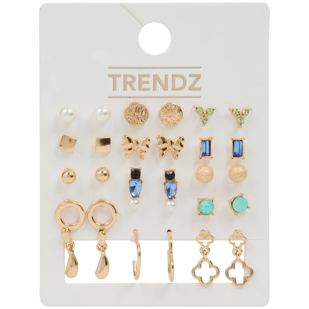Trendz oorbellen 15 paar | diverse varianten