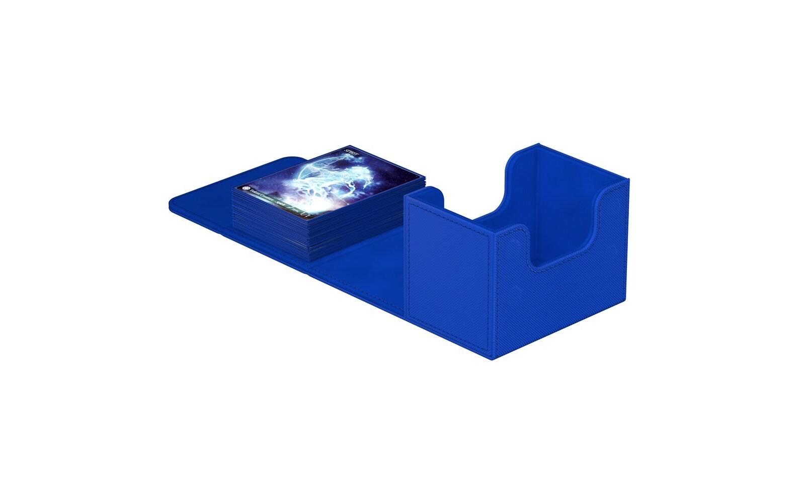 Kartenbox XenoSkin Sidewinder Monocolor 80+ BlauHochwertige Box für Sammelkarten in Standardgrösse