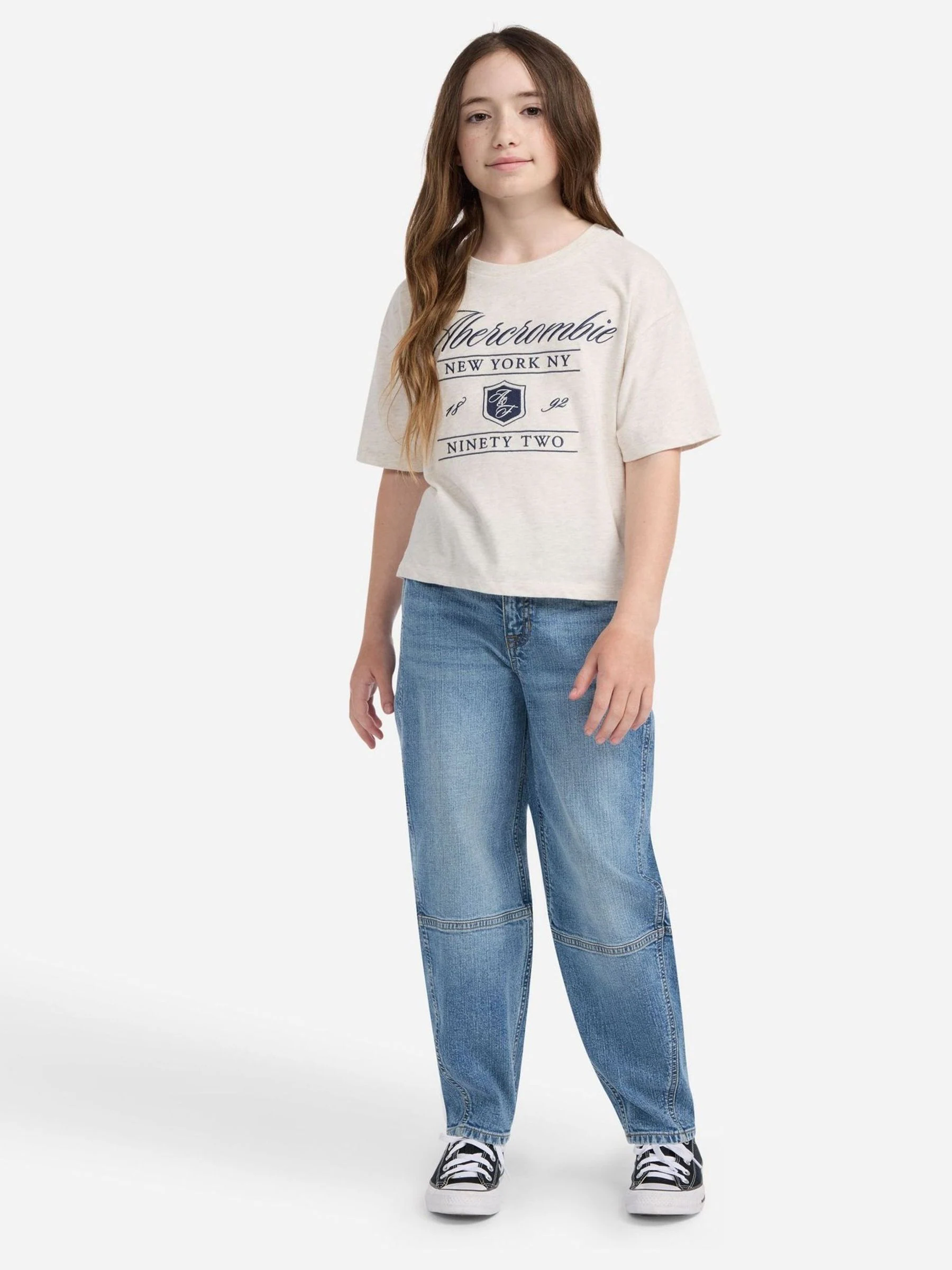 Abercrombie & Fitch High Rise Barrell Jeans