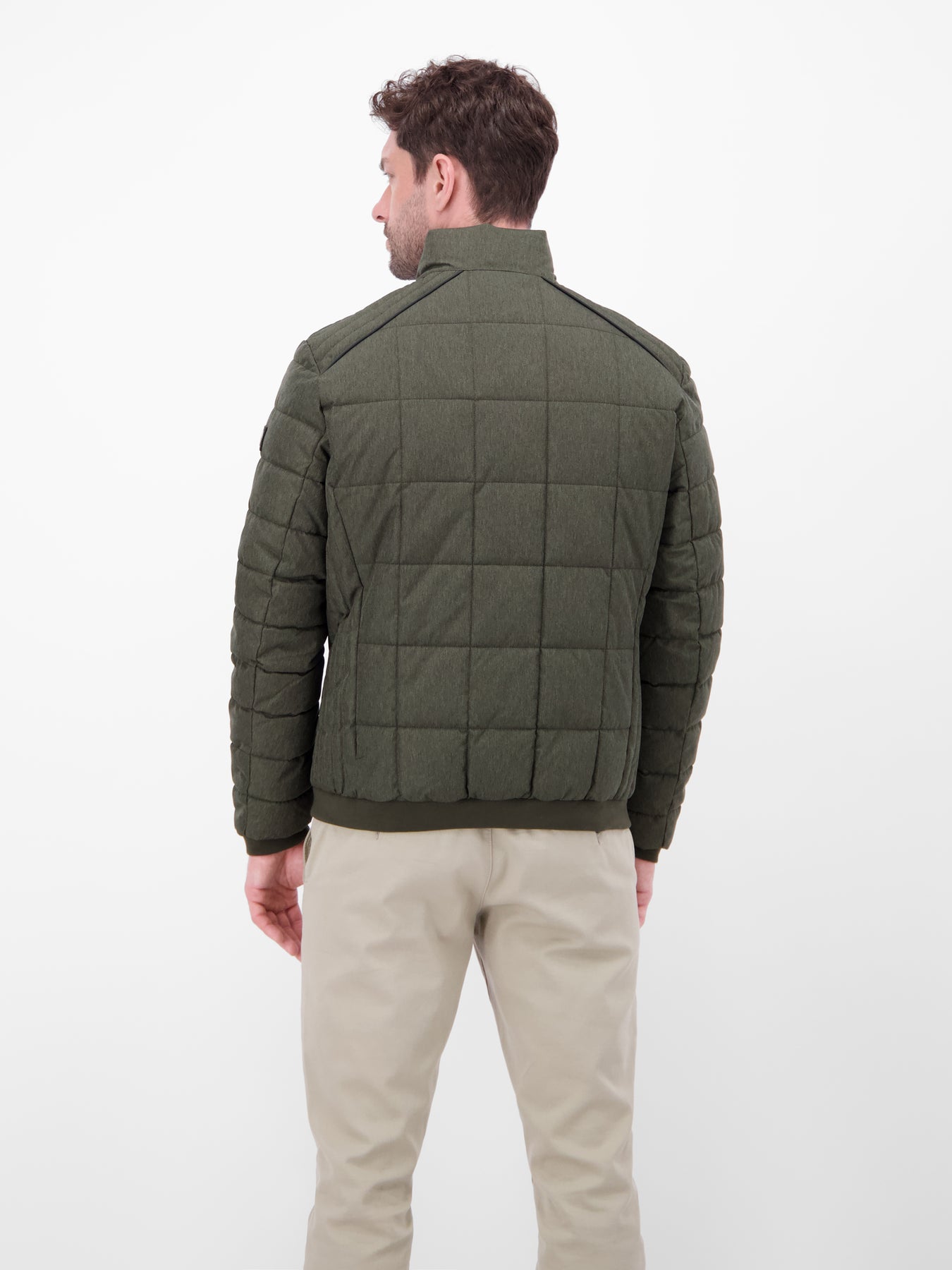 Steppjacke in Woll-Optik