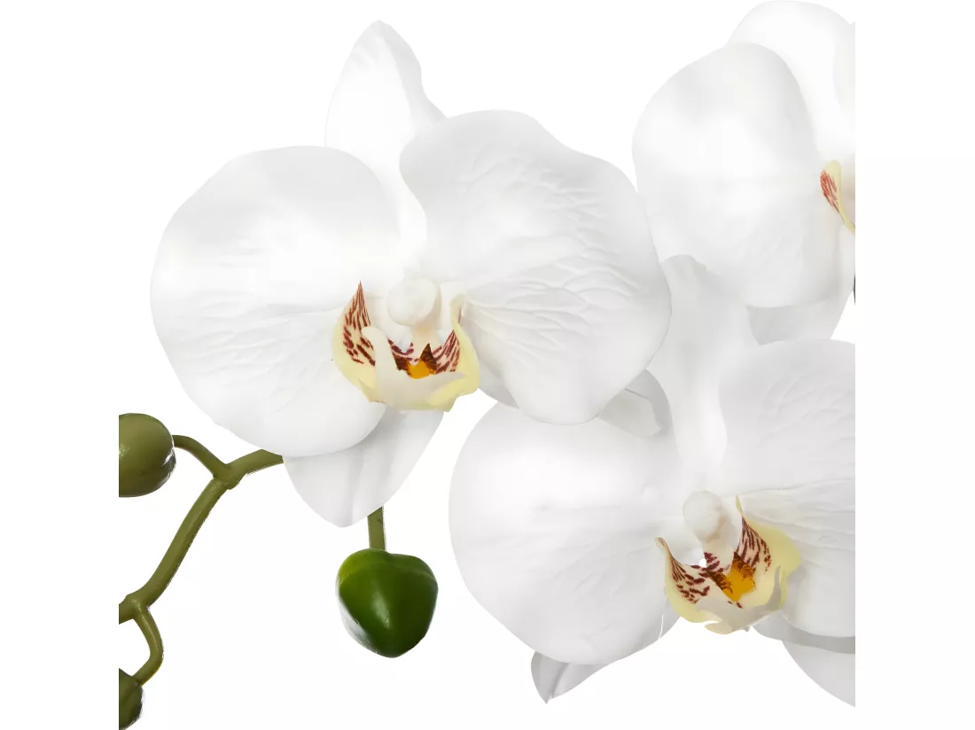 Plante artificielle Orchidée dans Pot en céramique H 50 cm