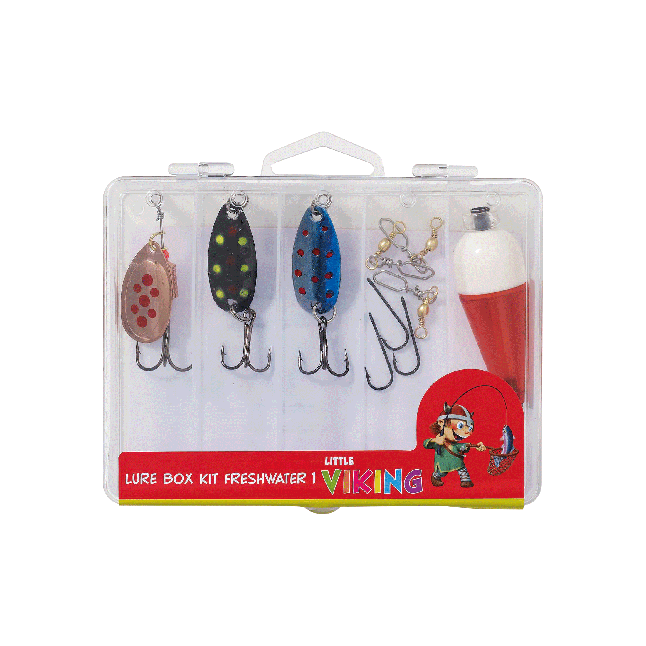 Kinetic Lille Viking Go Fishing lurebox Ferskvannsfiske - Sluk og agn