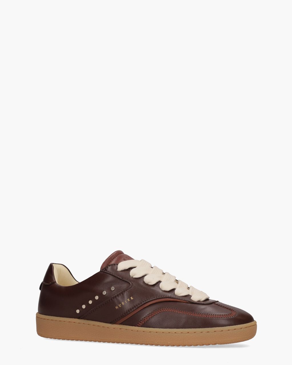 Nubikk Ray Owen Studs Bordeauxrood Damessneakers