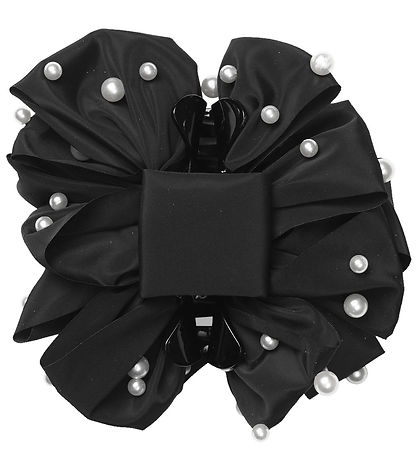 DAY ET Haarklammer - Pearl Perlen-Haarspange - 8,5 x 5 cm - Blac