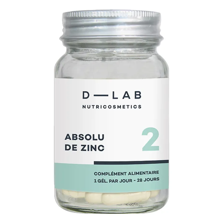 D-LAB NUTRICOSMETICS Absolu de Zinc Complément alimentaire - 1 mois
