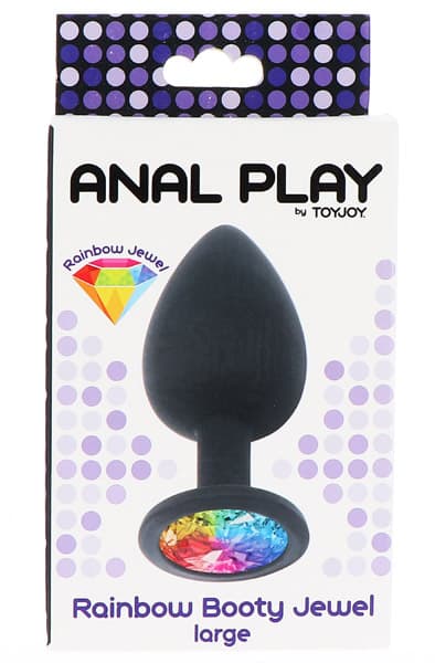 ToyJoy Rainbow Booty Jewel Large Analplugg