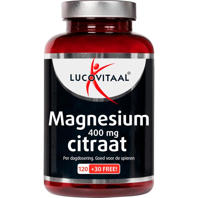 Lucovitaal Magnesium 400 mg Citraat 150 Tabletten