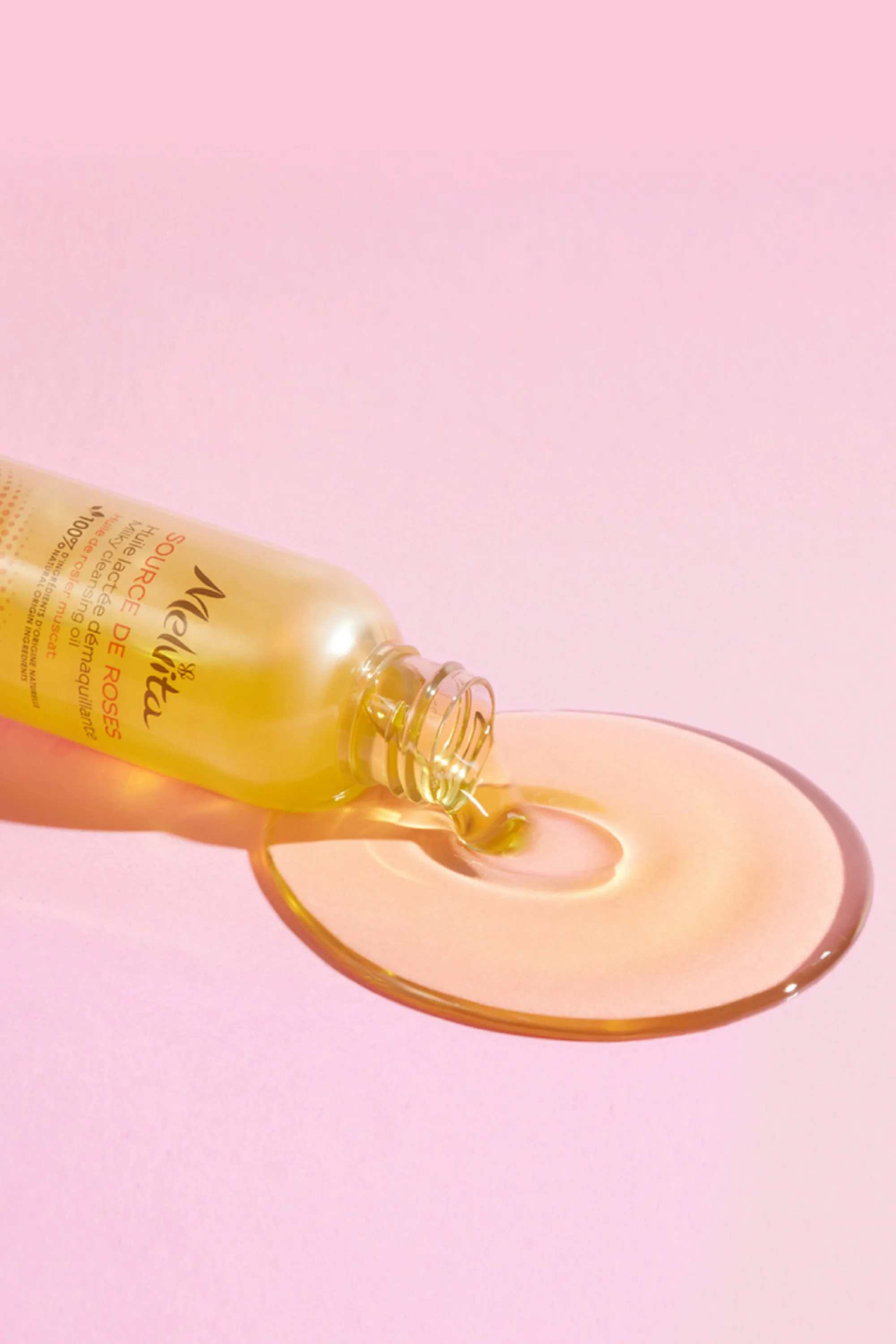 Melvita Huile lactée démaquillante Source de Roses-145 ml